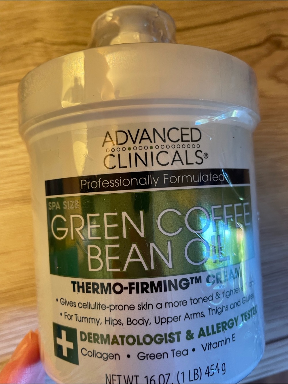 Green Coffee Bean Oil Thermo-Firming Cream - 16oz New